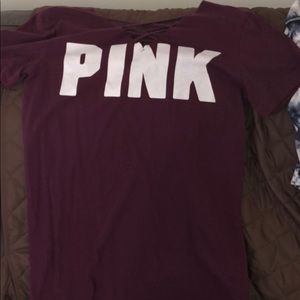 Selling pink brand t shirts